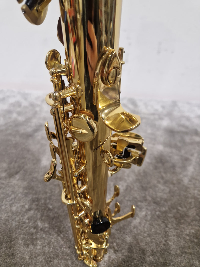 ASS 100 Soprano Saxophone - Soprano Saxophone - Gold Brass - Excellent w/ Hard Case - Image 8