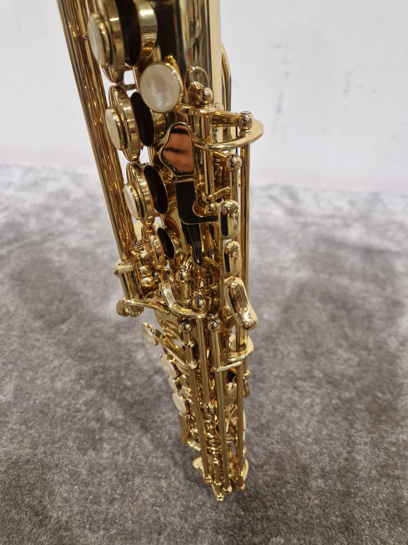 ASS 100 Soprano Saxophone - Soprano Saxophone - Gold Brass - Excellent w/ Hard Case - Image 6