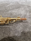 ASS 100 Soprano Saxophone - Soprano Saxophone - Gold Brass - Excellent w/ Hard Case - Photo 4