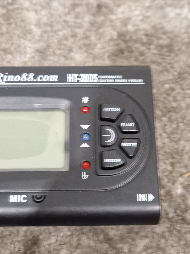 Rino88 HT-2005 - Chromatic Guitar Tuner - Black - Excellent - Image 2