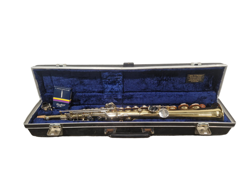 Amati Kraslice AAS 31 - Soprano Saxophone - Lacquered Brass - Good w/ Hard Case - Image 1