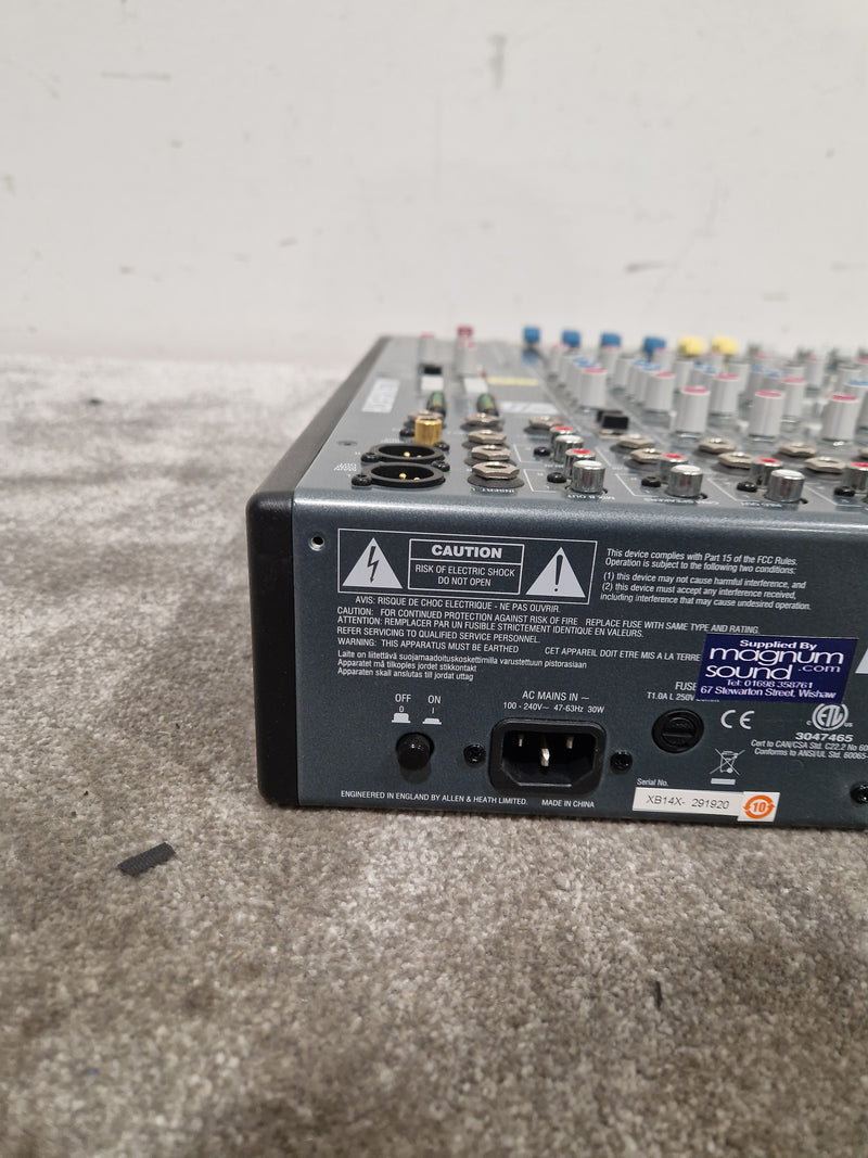 Allen & Heath XB-14 - Mixing Console - Excellent w/ Cables - Image 6