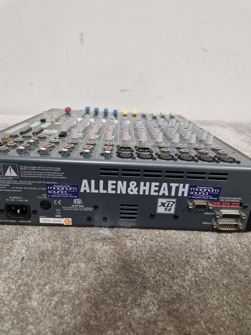 Allen & Heath XB-14 - Mixing Console - Excellent w/ Cables - Image 13