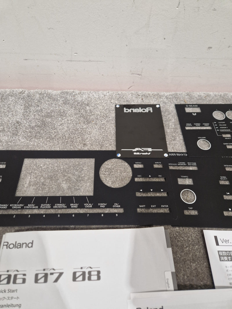 Roland FA-08 - Workstation Keyboard - Black - Excellent w/ Manuals, Power Supply & Soft Case - Image 14