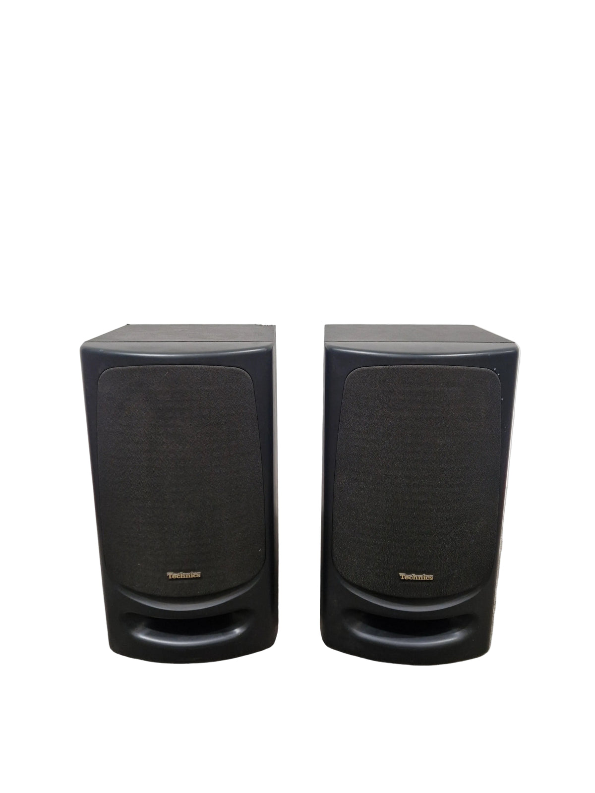 Technics - Bookshelf Speakers - Pair - Black - Fair