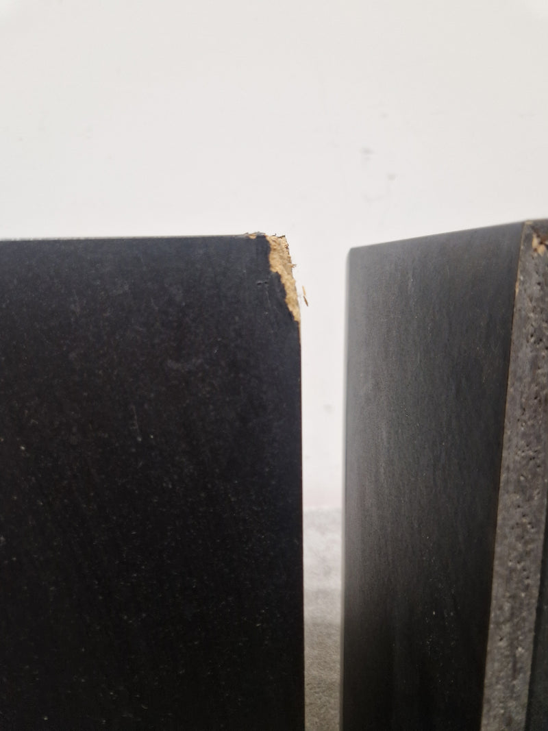 Technics - Bookshelf Speakers - Pair - Black - Fair - Image 4