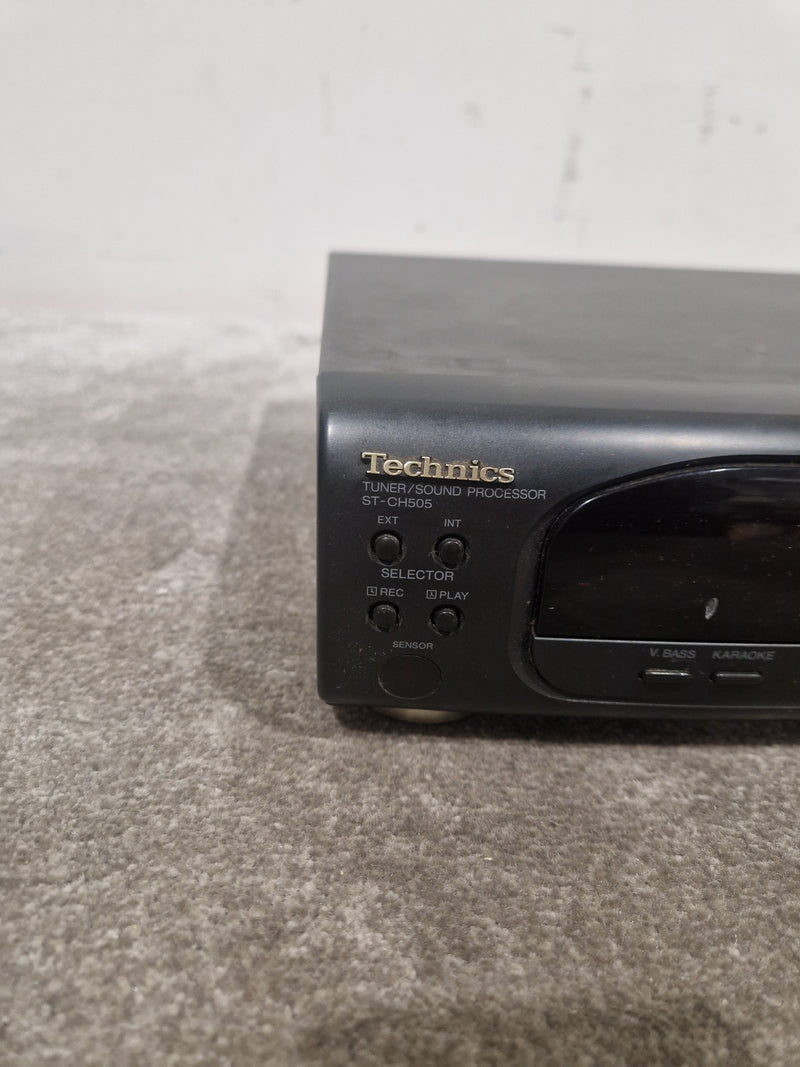 Technics ST-CH505B Tuner/Sound processor black - Spares or Repair - Image 4
