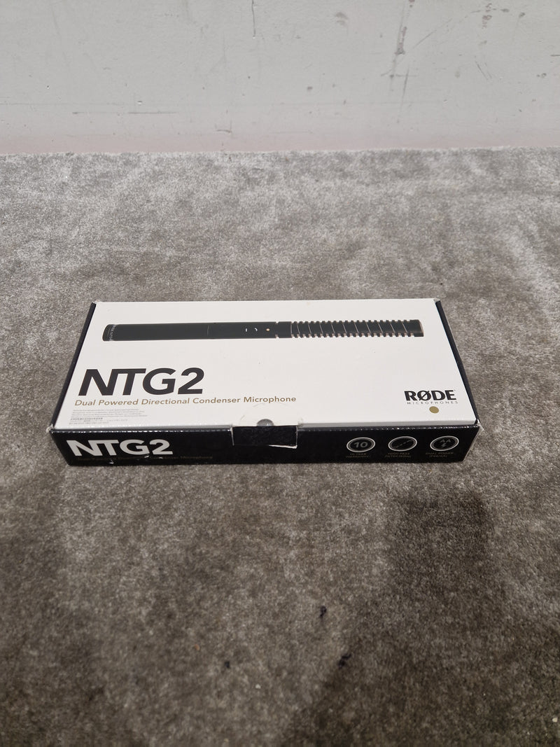 RØDE NTG2 - Shotgun Condenser Microphone - Excellent w/ Soft Case, Original Box & Manuals - Image 8