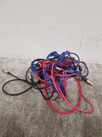 Job-Lot of XLR cables x10 Multicoloured - Excellent - Image 2