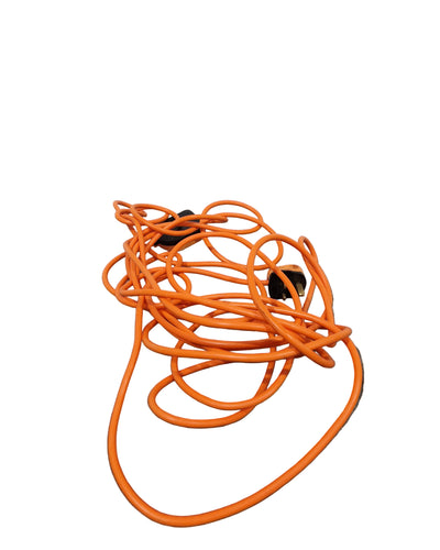 10M UK Plug to One Gang Orange - Excellent