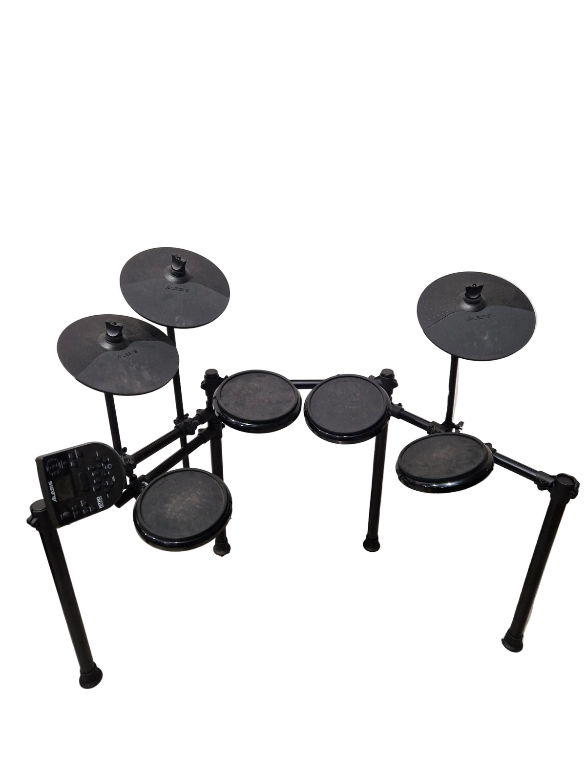 Alesis Nitro Mesh Kit - Electronic Drum Kit - 8-Piece - Black - Excellent w/ Power Supply