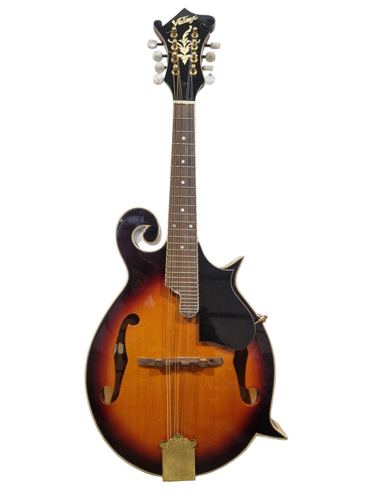 Vintage VFM300F - Mandolin - Sunburst - Excellent w/ Hard Case