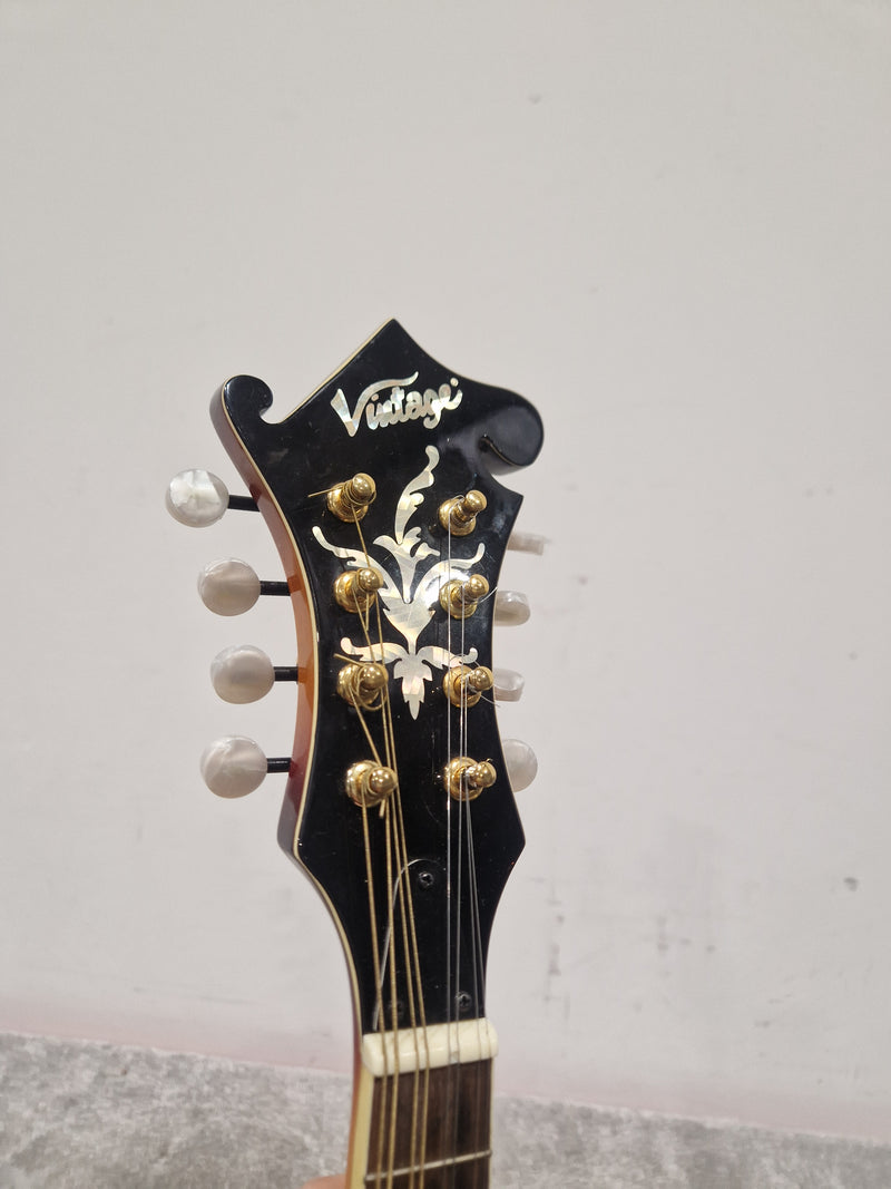 Vintage VFM300F - Mandolin - Sunburst - Excellent w/ Hard Case - Image 3