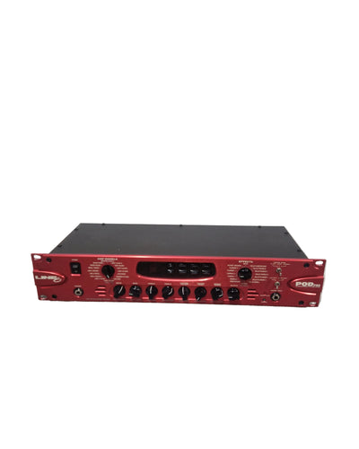 Line 6 PODxt Pro - Guitar Multi-Effects Processor - Red - Excellent w/ Cables