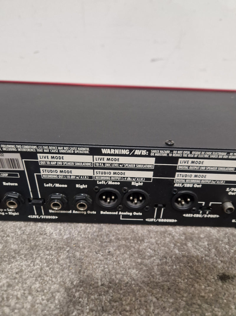 Line 6 PODxt Pro - Guitar Multi-Effects Processor - Red - Excellent w/ Cables - Image 13