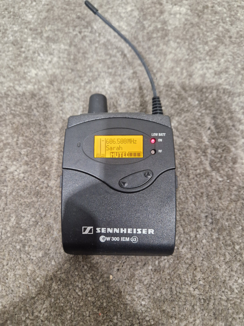 Sennheiser eW IEM G3 Transmitter And Receiver System – Wireless Microphone System - Good w/ Power Supply - Image 3