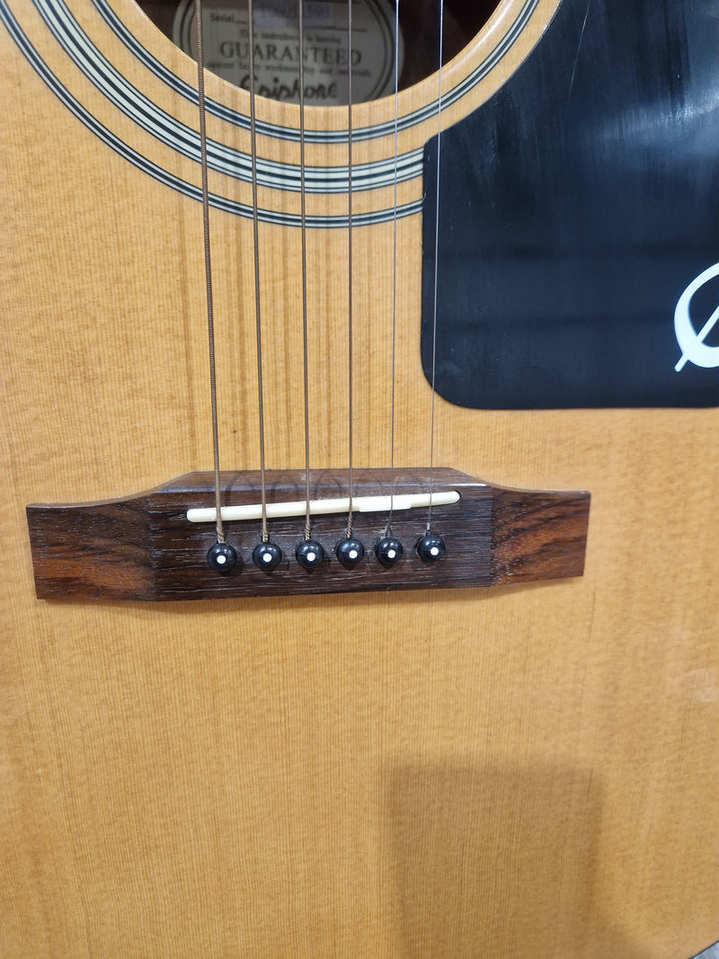 Epiphone AJ-100 - Acoustic Guitar - Natural - Excellent - Image 8