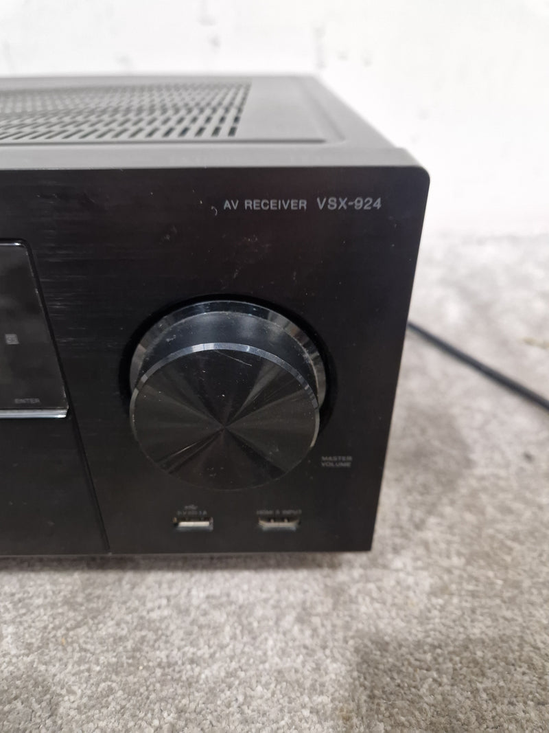 Pioneer VSX-924 - AV Receiver - Black - Good w/ Cables & Remote - Image 3