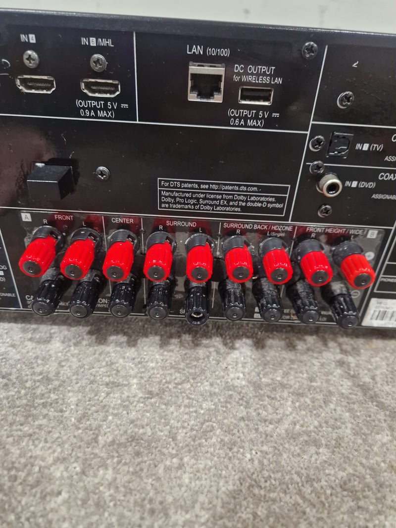 Pioneer VSX-924 - AV Receiver - Black - Good w/ Cables & Remote - Image 10