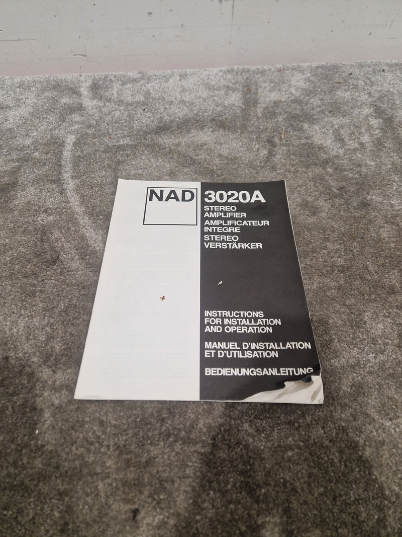 NAD 3020A - Stereo Amplifier - Good w/ Original Box - Image 10