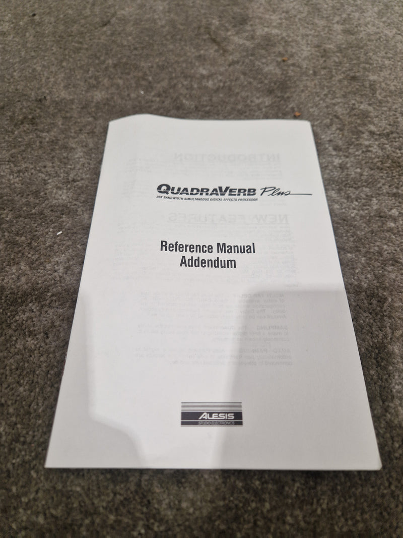 Alesis QuadraVerb - Digital Effects Processor - Black - Good - Image 3