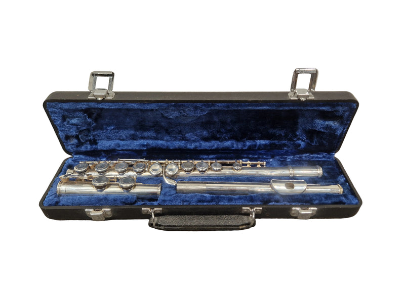 Elkhart 300 Series Silver Flute – Flute - Good w/ Hard Case - Image 1