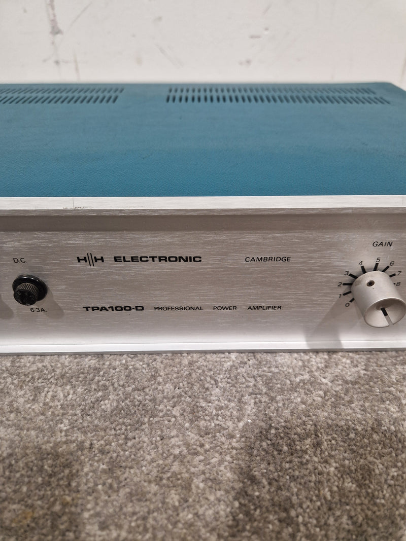 HH Electronics TPA-100D - Power Amplifier - Blue/Silver – Power Amplifier - Spares or Repair - Image 9