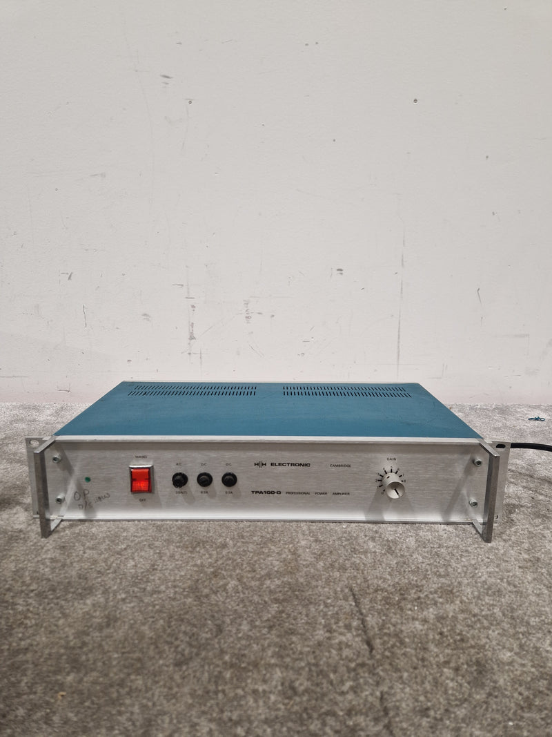HH Electronics TPA-100D - Power Amplifier - Blue/Silver – Power Amplifier - Spares or Repair - Image 5