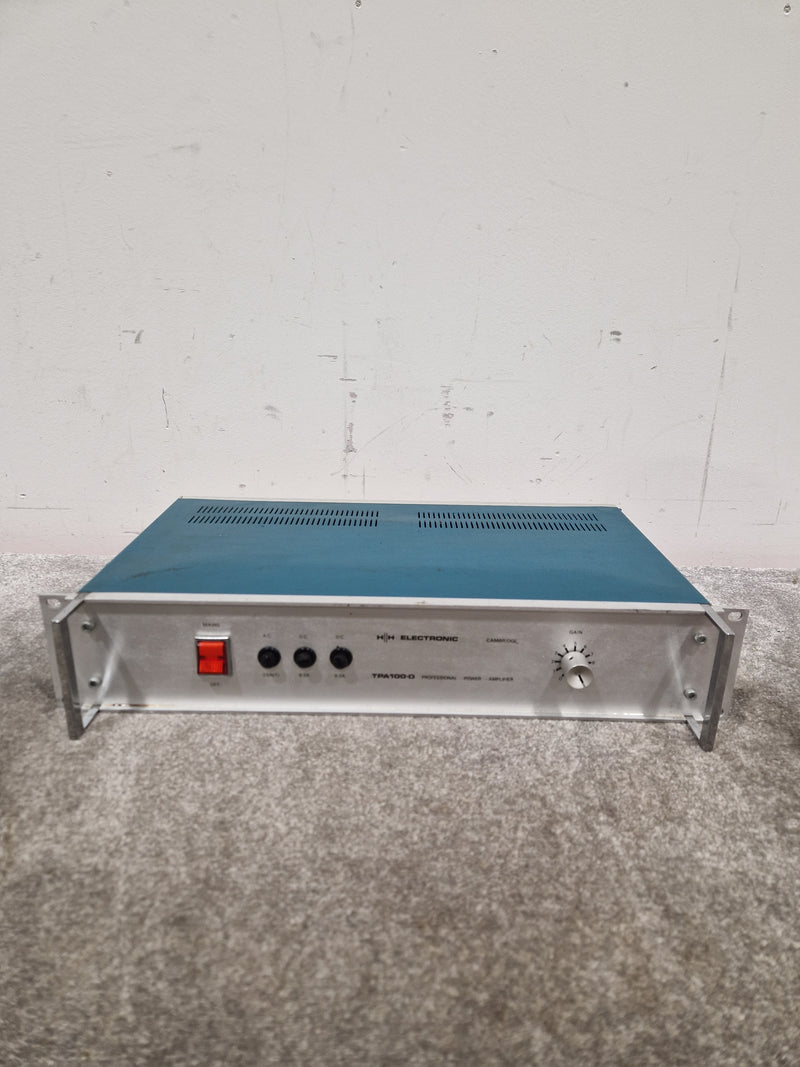 HH Electronics TPA-100D - Power Amplifier - Blue/Silver – Power Amplifier - Good - Image 15