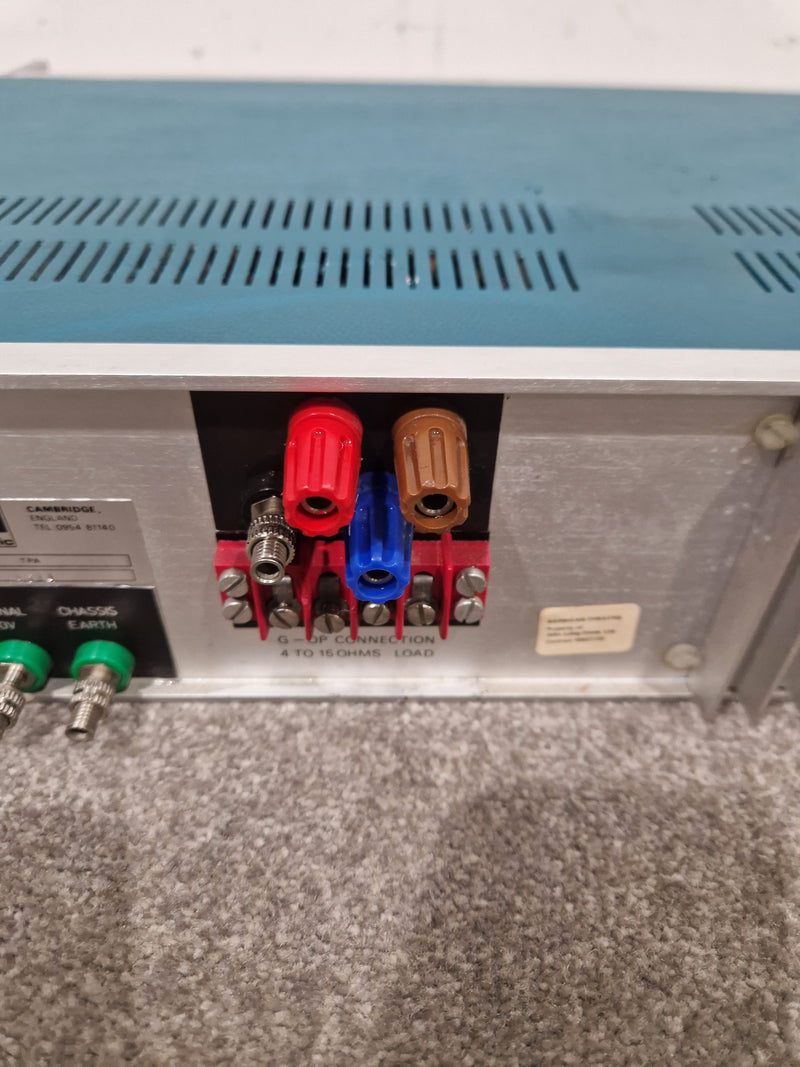 HH Electronics TPA-100D - Power Amplifier - Blue/Silver – Power Amplifier - Good - Image 5