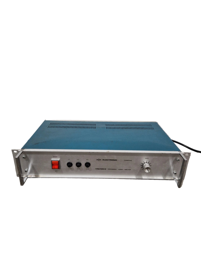 HH Electronics TPA-100D - Power Amplifier - Blue/Silver – Power Amplifier - Good - Image 1