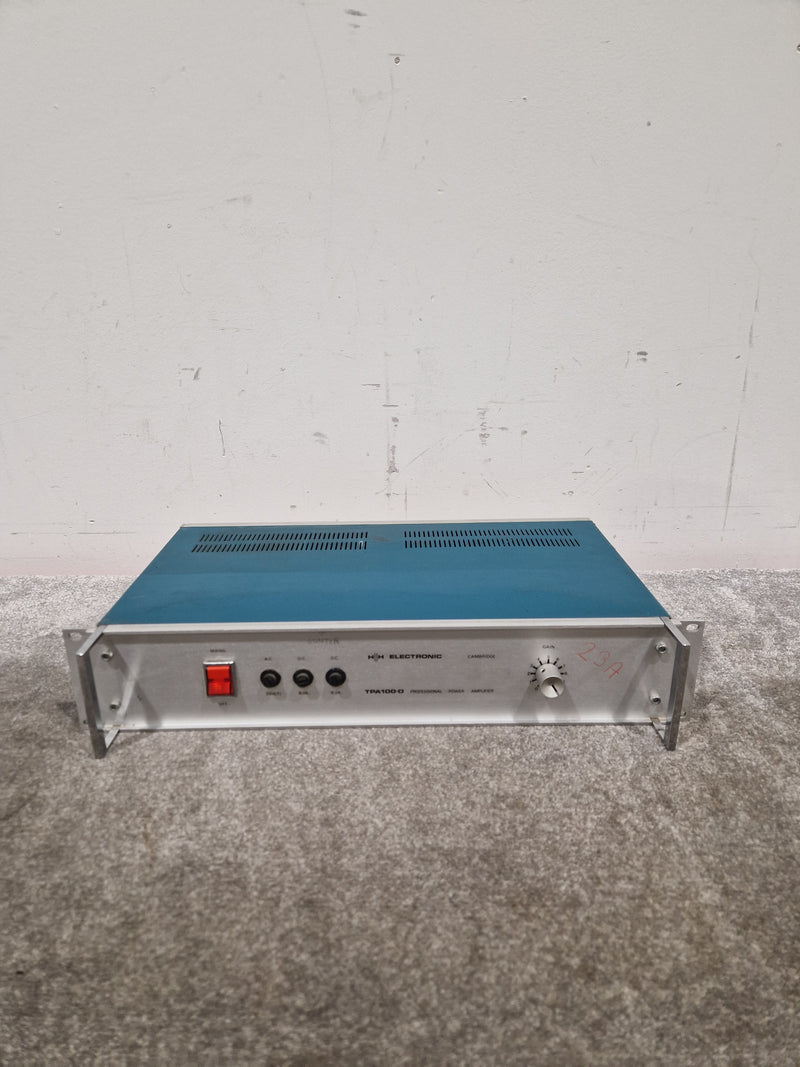 HH Electronics TPA-100D - Power Amplifier - Blue/Silver – Power Amplifier - Fair - Image 15