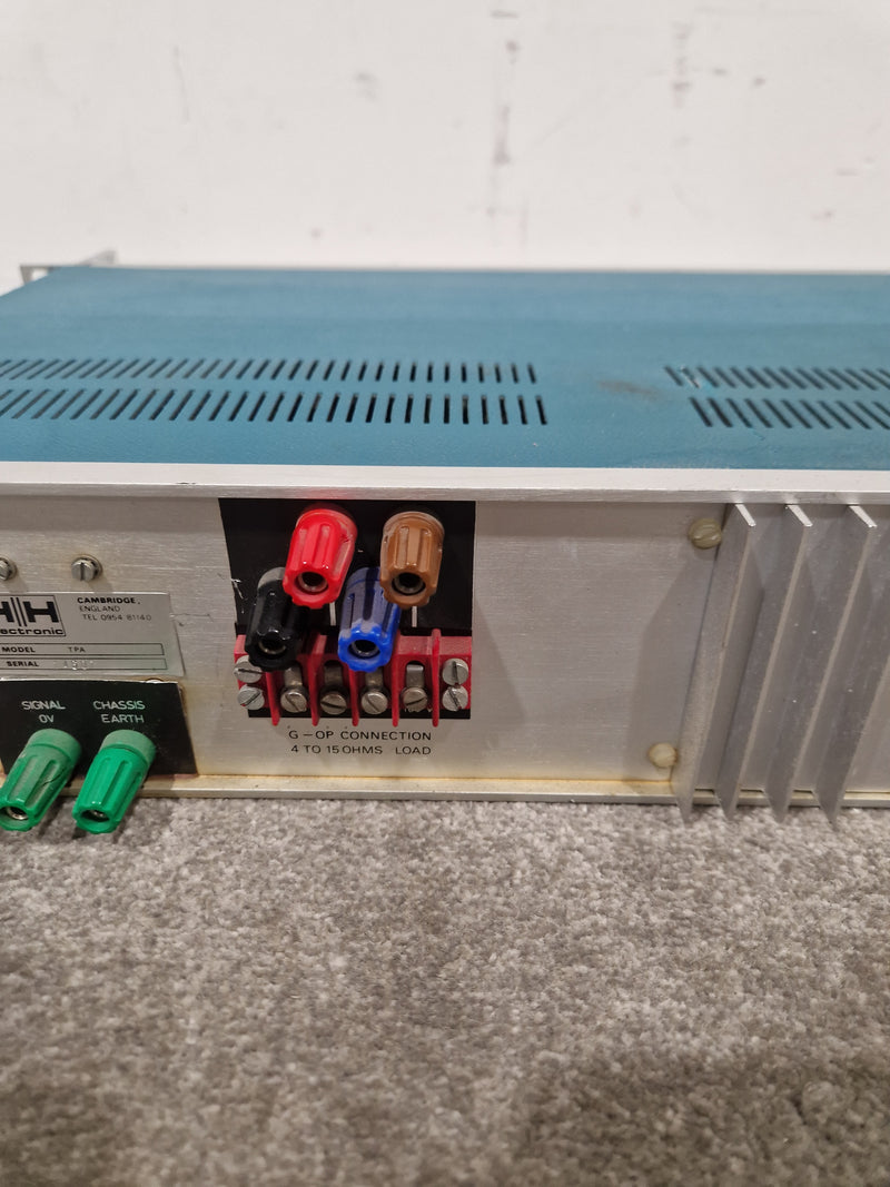 HH Electronics TPA-100D - Power Amplifier - Blue/Silver – Power Amplifier - Fair - Image 6