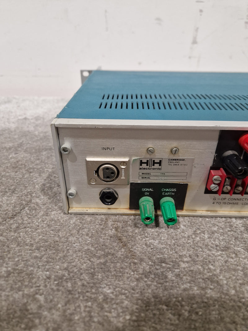 HH Electronics TPA-100D - Power Amplifier - Blue/Silver – Power Amplifier - Fair - Image 5