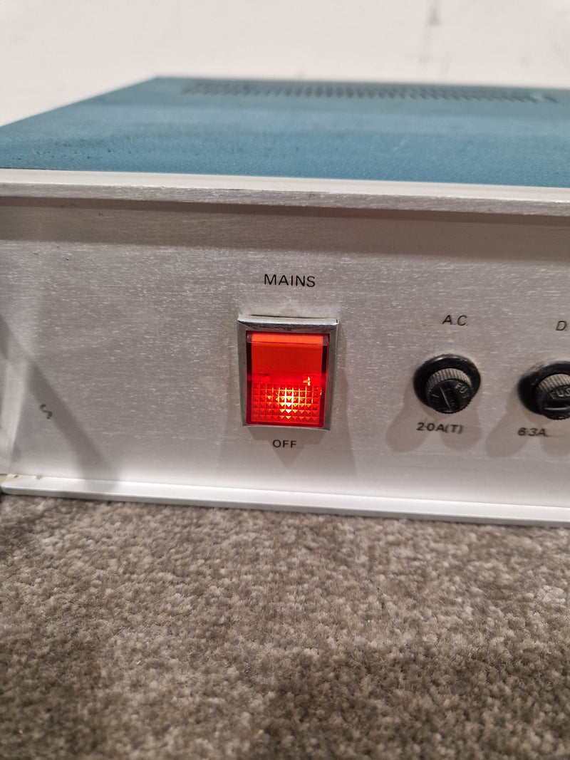 HH Electronics TPA-100D - Power Amplifier - Blue/Silver – Power Amplifier - Fair - Image 2