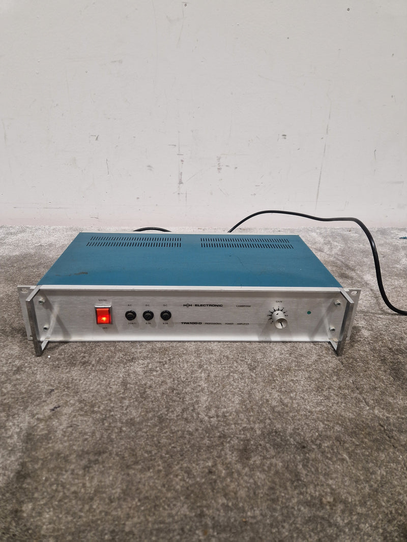 HH Electronics TPA-100D - Power Amplifier - Blue/Silver – Power Amplifier - Fair - Image 7
