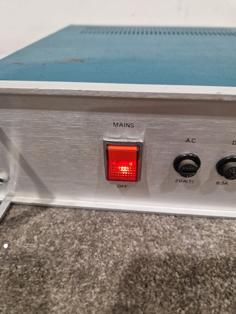 HH Electronics TPA-100D - Power Amplifier - Blue/Silver – Power Amplifier - Fair - Image 8