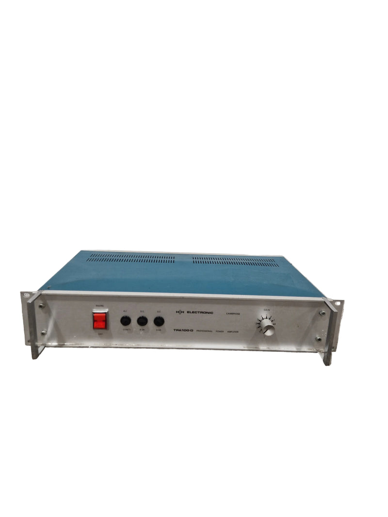 HH Electronics TPA-100D - Power Amplifier - Blue/Silver – Power Amplifier - Spares or Repair - Image 1
