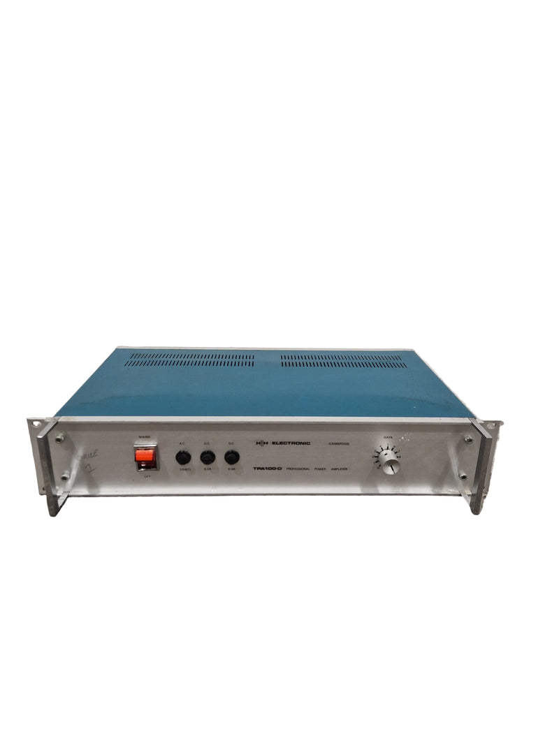 HH Electronics TPA-100D - Power Amplifier - Blue/Silver – Power Amplifier - Spares or Repair - Image 1
