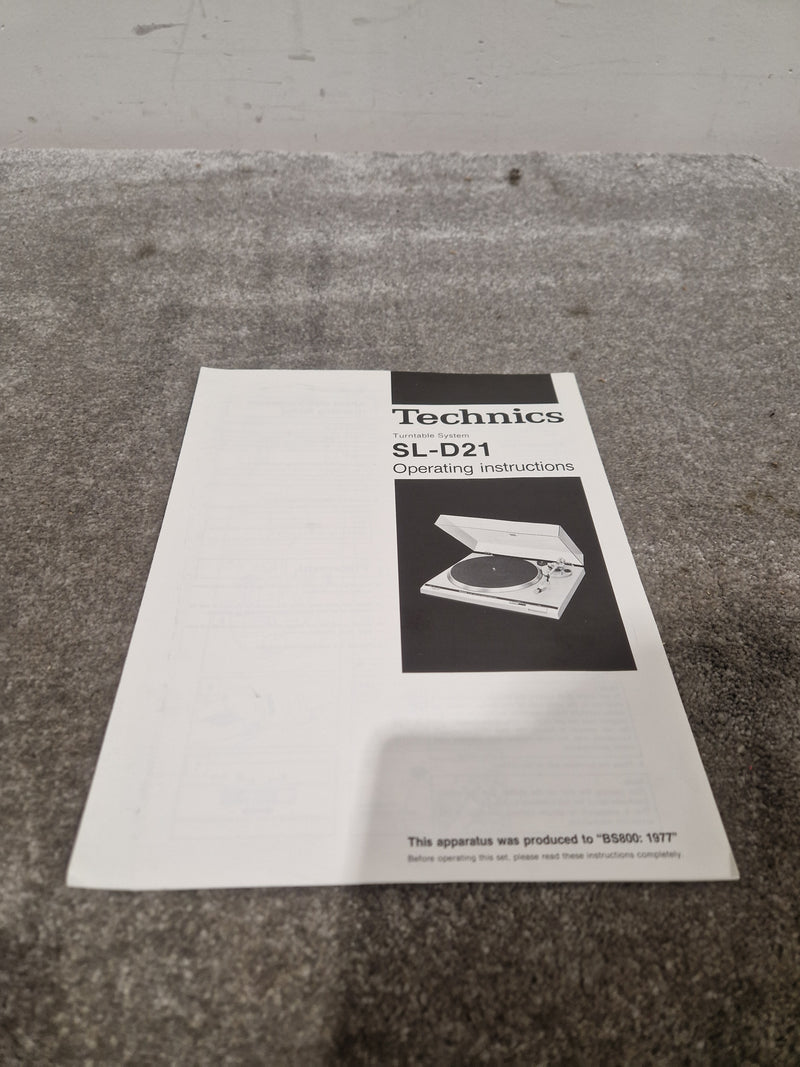 Technics SL-D21 - Direct Drive Automatic Turntable System - Silver - Image 9