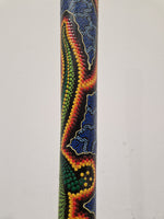 Didgeridoo - Traditional Wind Instrument - Painted Aboriginal Design - Fair - Image 14