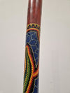 Didgeridoo - Traditional Wind Instrument - Painted Aboriginal Design - Fair - Photo 13
