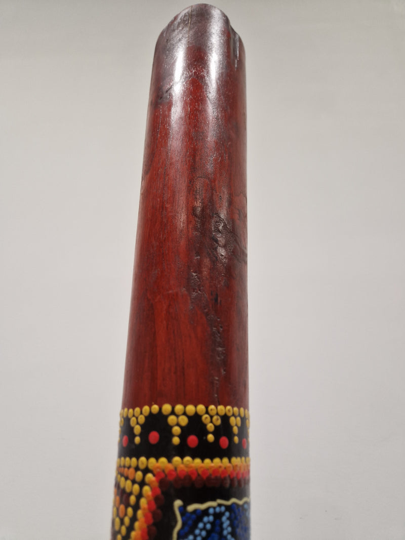 Didgeridoo - Traditional Wind Instrument - Painted Aboriginal Design - Fair - Image 9