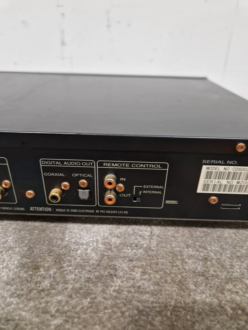 Marantz CD6002 - Black CD Player - High-Fidelity Audio - Good - Image 5