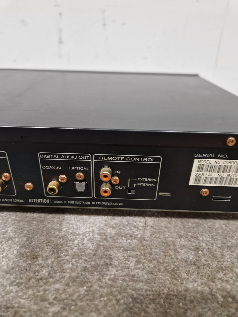 Marantz CD6002 - Black CD Player - High-Fidelity Audio - Good - Image 5