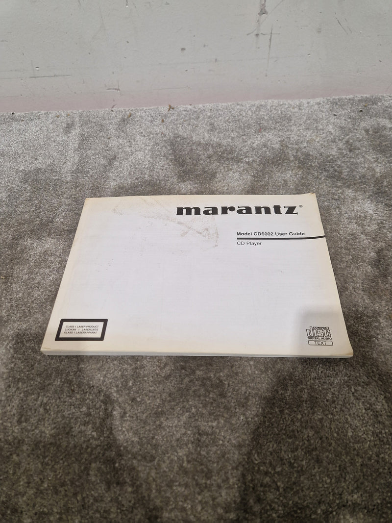 Marantz CD6002 - Black CD Player - High-Fidelity Audio - Good - Image 9