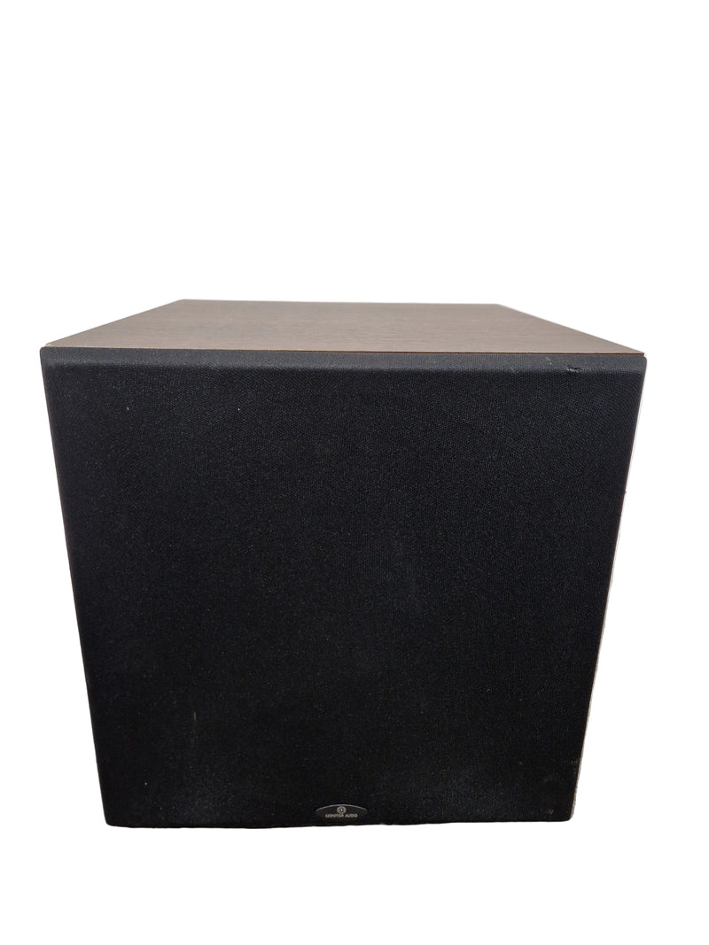 Monitor Audio MRW-10 - Active Subwoofer - Walnut - Excellent - Image 1