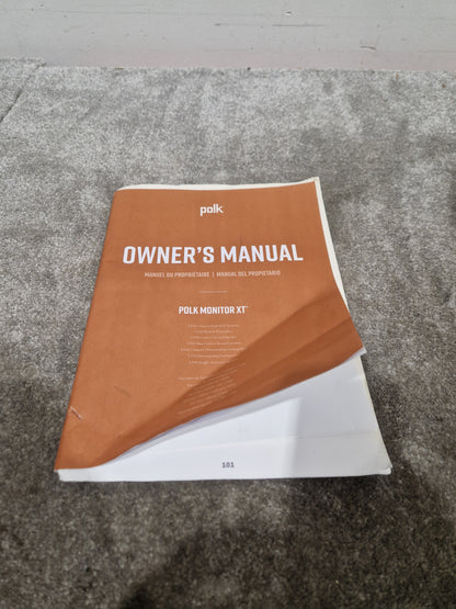 Polk XT90 Speakers - Dynamic Surrounds - Very Good