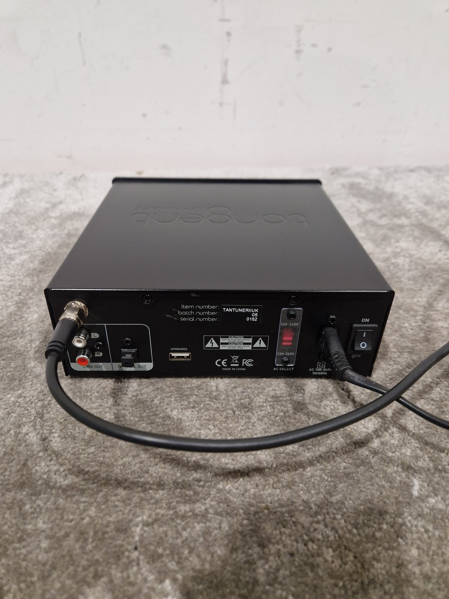 Tangent Tuner II - DAB/FM Tuner - Black - Excellent w/ Antennae And Remote