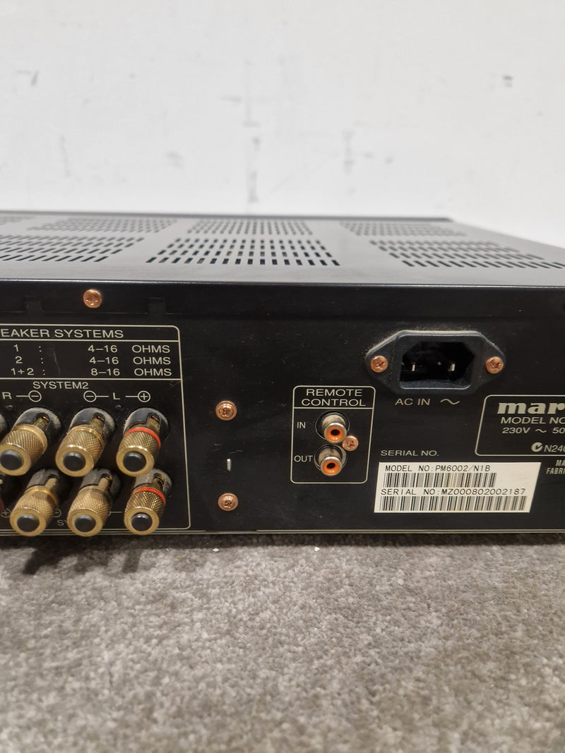 Marantz PM6002 - Integrated Amplifier - Black - Good w/ remote - Image 11